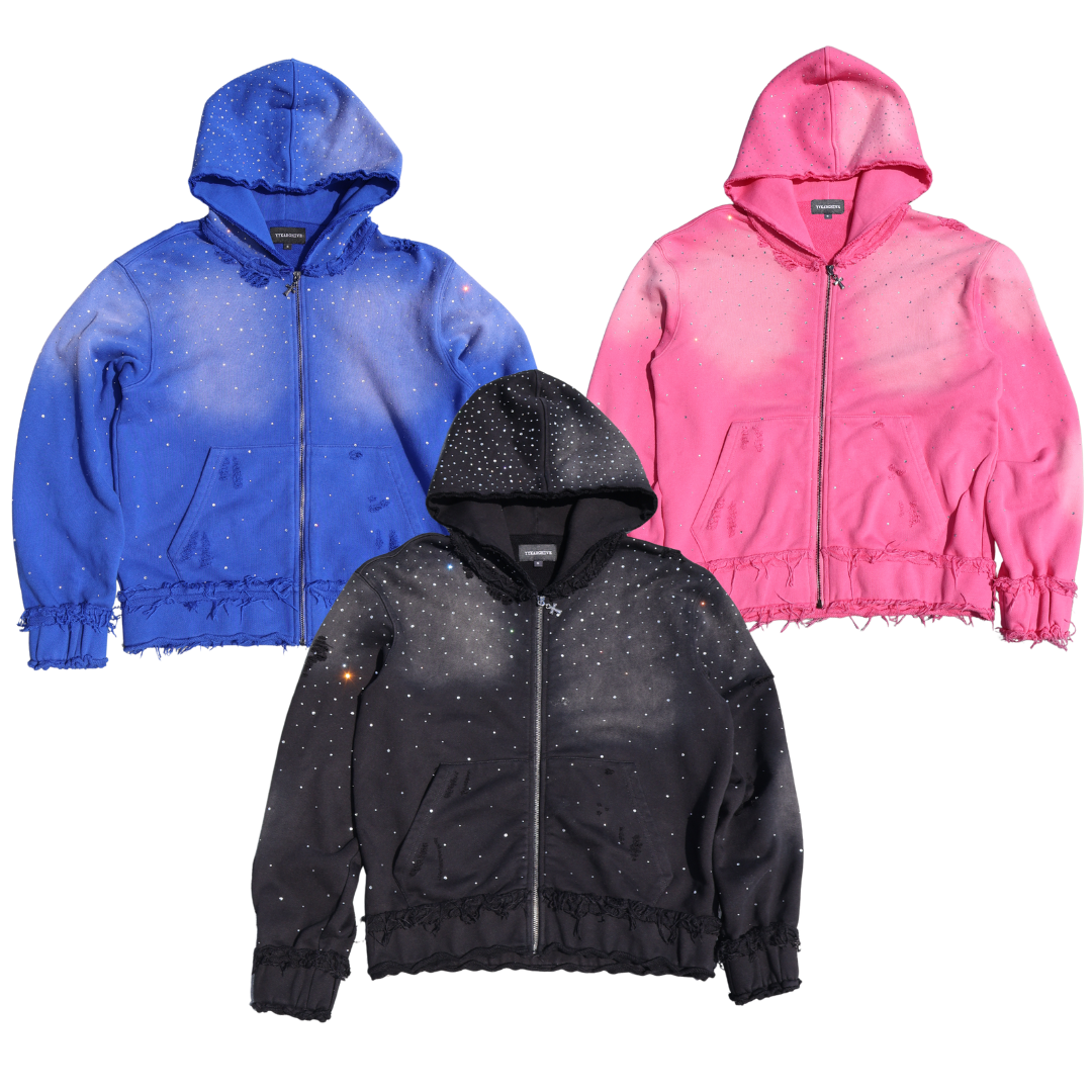 *YYK RHINESTONE HOODIE* JULY 25TH